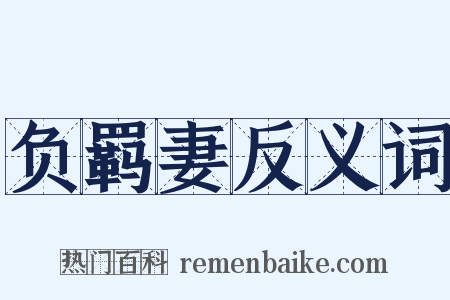 负羁妻反义词是什么意思的图片